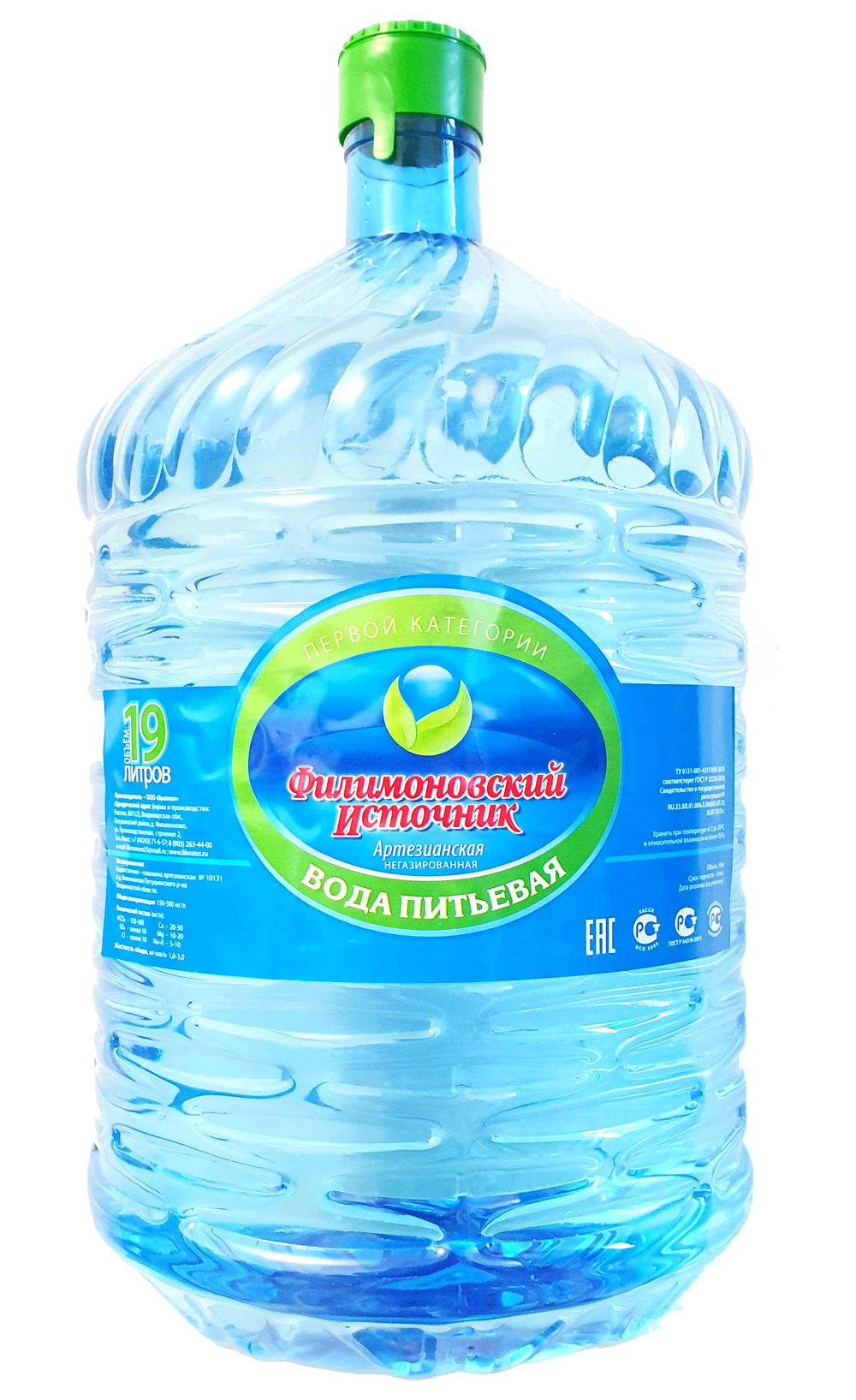 Филимоновский Источник 19 л одноразовой таре